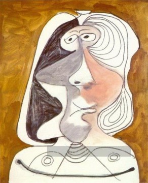 cubisme Peintre - Buste de femme 6 1971 Cubisme